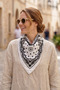 Club Premium Kujten Desen 4 in 1 Wool Textured Square Shawl/Shoulder Shawl (90 X 90 cm) - 2