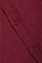 Burgundy Men's Comfortable Fit Summer Line Textured Wrinkle Effect Non-Ironing Shirt 2602606 - 7