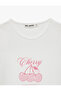 Slim Fit Crew Neck Short Sleeve Modal Blend Cherry Print T-Shirt - 5