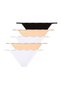 Women's Colorful String Detailed 5-Pack Slip Panties 67000