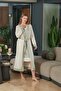 Long Sleeve Belted Detail Dressing Gown Cossybyaqua 26887-1(36-38) - 4