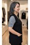New Season 80cm Length Combed Cotton Vest with Front Buttons and Pockets - 2