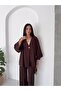 Women's Modal Fabric Bat Sleeve Kimono Double Set