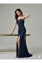 Pleated Evening Dress 8208 - 4
