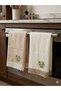 Box of 4 Embroidered Kitchen Towels for Dowry Gifts - 2
