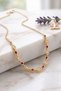 316L Steel Gold Red and White Zircon Stone Vip Station Pendant Antiallergic Non Tarnish Women Necklace - 4