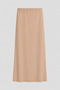 Elastic waist jupon skirt nude