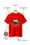 Queen Lip and Chain Printed 100% Cotton Regular Fit T-Shirt