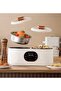 Smart Rice Cooker - Double Pots, 2L Capacity, Multi-Function, 6 Preset Menus, Non-Stick Liner - 2