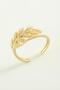 ILKESHOP Yaprak (223749) خاتم معدني-أصفر - 2