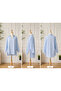New Season Women's Loose Cut Collared Shirt Blouse - 3