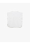 Cotton Tie Detail V-Neck Ruffle Poncho Beach Dress - 4