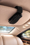 Special Car Glasses and Card Holder for Women, Black Crystal Stone, Sparkling Clip-On Sun Visor Organizer - 2