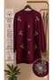 Women's Beaded Embroidered Premium Series Hijab Tunic - 3