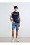 Rmz Gi̇yi̇m Farkiyla Zero Roba Collar Printed Combed Cotton Men's Sleeveless T-Shirt - 2