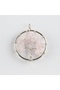 Ilkeshop Pink Quartz Natural Stone Pendant (00553) - Pink - 2