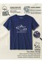 Take Me to the Mountains - Mountain Printed Unisex 100% Cotton Navy Blue Outdoor T-Shirt - 5