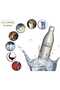 Stainless Steel Vacuum Bottle, 1000 ml, Assorted - 5