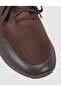 Castello Brown Knitwear & Genuine Calf Leather Men's Sneaker - 5