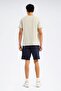 New Id Reg Sl Short Navy Blue Men's Shorts - 7