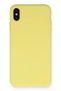 Ilkeshop New iPhone XS Max Case Nano Inside Velvet Silicone - (195458) Matte Yellow
