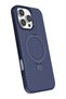 Ilkeshop New iPhone 16 Pro Regal Magsafe Stand Cover (212738) - Navy Blue - 2