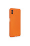 Ilkeshop New Galaxy A04 Case Nano Inside Velvet Silicone (230613) - Orange - 2