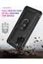 Ilkeshop New Galaxy A03S Case Sofia Ring Silicone Cover (94144) - Black - 8