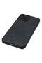Ilkeshop New Galaxy A03 Case Loop Leather Silicone (102431) - Navy Blue - 5