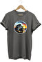 Unisex Motorcycle Themed Graphic Printed Crew Neck T-Shirt