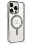Ilkeshop New iPhone 15 Pro Case Erozi Magsafe Cover (125346) - Silver - 3