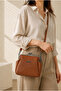 Tan Women's Stylish Design Strap Hand and Shoulder Bag, Modern Style Suitable for Daily and Special Use - 2