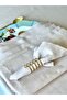 Lunaria Cream Premium Tablecloth and Dinner Napkin Set for 8 People - 4