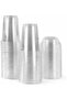 10oz Clear Plastic Cups with Dome Lids and Grip Seal (50 Pack) - Perfect for Milkshakes, Smoothies, and Cold Drinks - Leak-Resistant Design