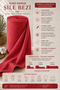 100% Cotton Şile Diaper Fabric Pomegranate Red 145 cm Natural Wrinkled Summer Lightweight Fabric by the Meter - 3