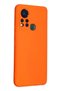 Ilkeshop New İnfinix Hot 11S Case Nano Inside Velvet Silicone (170916) - Orange - 2