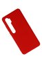 Ilkeshop New Mi Note 10 Lite Case Nano Inside Velvet Silicone (174821) - Red - 2
