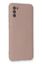 Ilkeshop New Galaxy A03S Case Nano Inside Velvet Silicone (194335) - Powder - 3