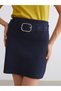 Waist Belted Knitwear Mini Skirt for Style Enthusiasts from Uzg Store - 3