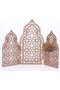 TariqANStore Home Décor and Decorative Accessories, Mini Mosque Prayer Corner Setup, Wooden. (Natural, wood)