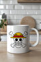 330ml Printed White Ceramic Mug with One Piece Design - 2