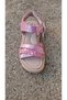 Genuine Leather Orthopedic Sole Velcro Girls' Sandals Fuchsia - 2
