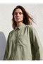 Khaki modal blend women's shirt from gulis clothing