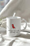 330ml Printed White Ceramic Mug with Humorous Saying and Cute Figure