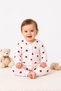 Baby Girl Heart Patterned Jumpsuit Seasonal Baby Jumpsuit - 6