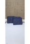 Package Contents: 2 Pieces of Hand-Knitted Raffia Rope Pillows in Navy Blue Color. - 3