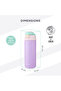 SipSwitch™ Insulated Water Bottle 720ml – Leakproof, Stainless Steel, Straw & Spout Lid -Orchid Mist - 8