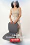 Chair Cushion with Backrest Oval Lace-Up Kitchen Garden Balcony Cushion Standardfit Gray - 2