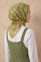 Soft Scarf Geometric Pistachio Green 90X90 - 3