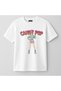 Anime Girl Printed Hero Short Sleeve Girls' T-Shirt (4-13 Years)